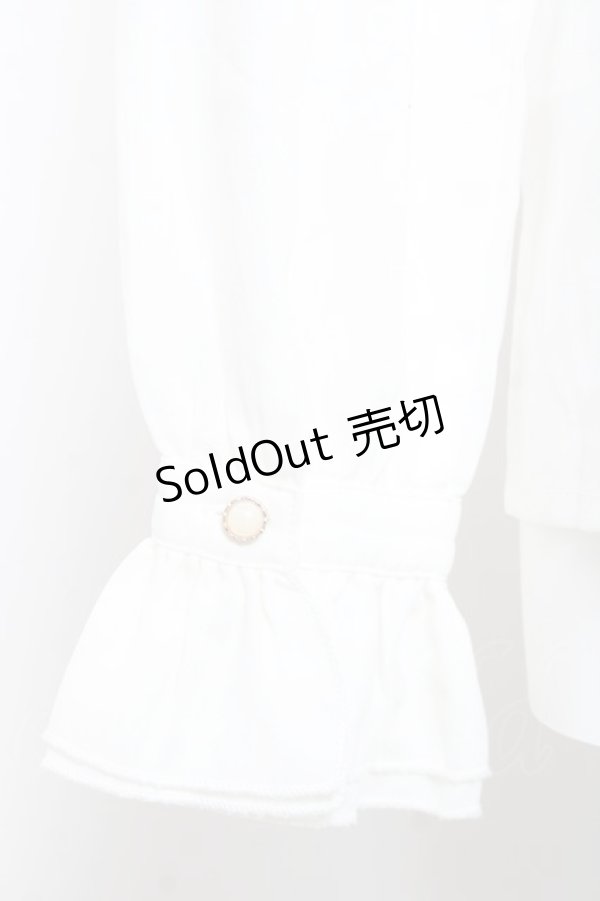 画像5: Amavel / ティーセット刺繍入りジャボ付きブラウス F ラベンダー Y-26-02-04-067-CA-BL-SZ-ZI (5)