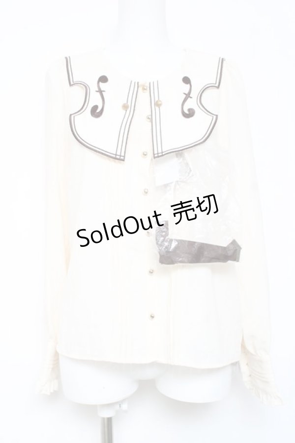 画像1: Amavel / 屋根裏の五重奏(クインテット)ブラウス F ブラウン Y-26-02-04-068-CA-BL-SZ-ZY (1)