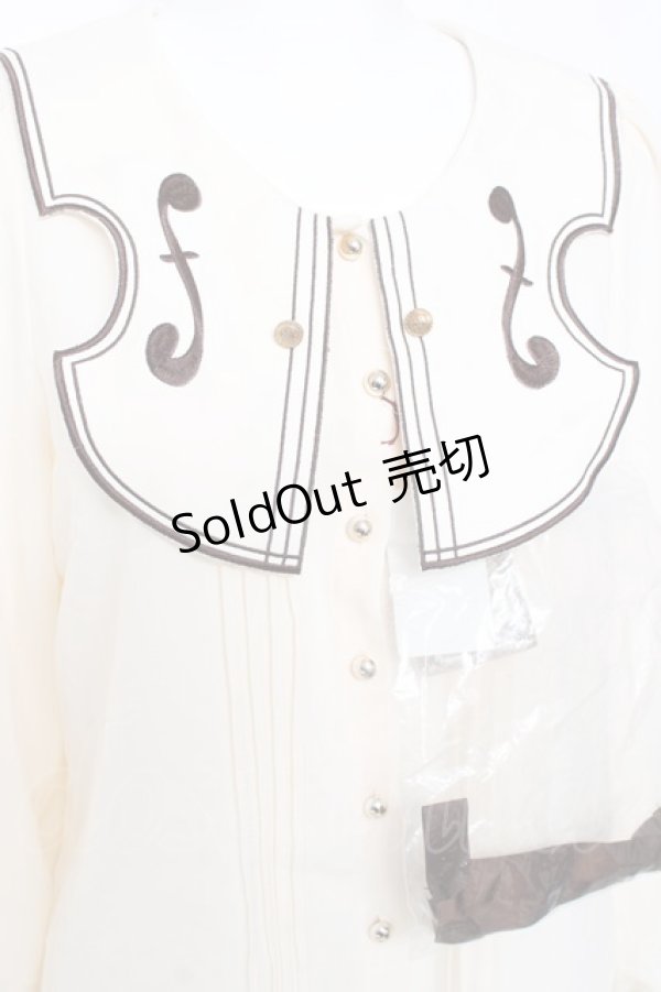 画像3: Amavel / 屋根裏の五重奏(クインテット)ブラウス F ブラウン Y-26-02-04-068-CA-BL-SZ-ZY (3)