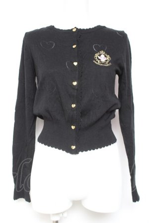 画像: Angelic Pretty / Wonder Tea Pot刺繍ニットカーディガン  黒 Y-26-02-04-071-AP-TO-SZ-ZY
