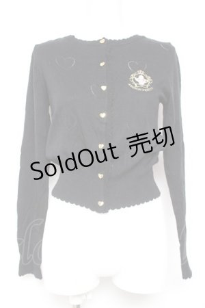 画像: Angelic Pretty / Wonder Tea Pot刺繍ニットカーディガン  黒 Y-26-02-04-071-AP-TO-SZ-ZY