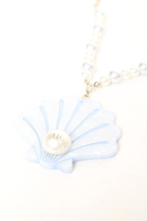 画像: Angelic Pretty / Chateau d'ecumeネックレス  サックス Y-26-02-04-009-AP-AC-SZ-ZY