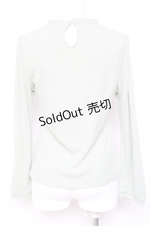 画像2: axes femme POETIQUE / 雪の結晶刺繍入りプルオーバー M ミント Y-26-02-04-080-AX-TO-SZ-ZY (2)