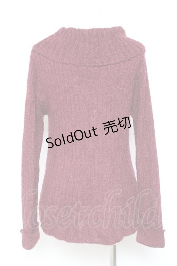 画像2: axes femme / ミニフェザータートルプルオーバー M ワイン Y-26-02-04-082-AX-TO-SZ-ZT624 (2)