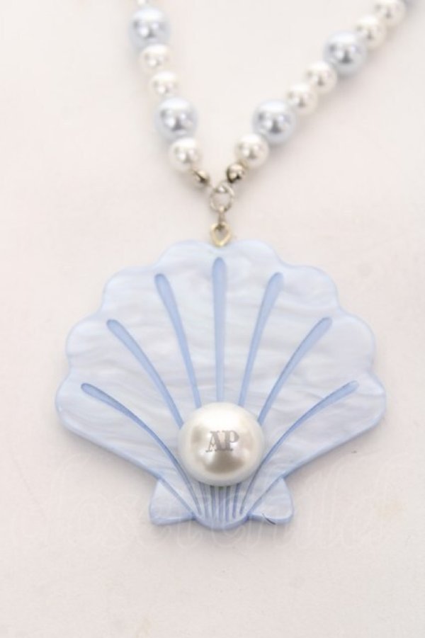 画像2: Angelic Pretty / Chateau d'ecumeネックレス  サックス Y-26-02-04-009-AP-AC-SZ-ZY (2)