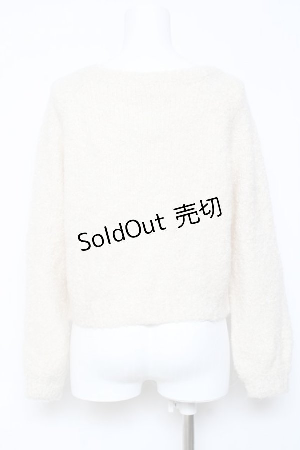 画像2: LIZ LISA / リボン付きニット 0 アイボリ- Y-26-02-04-083-LO-TO-SZ-ZY (2)