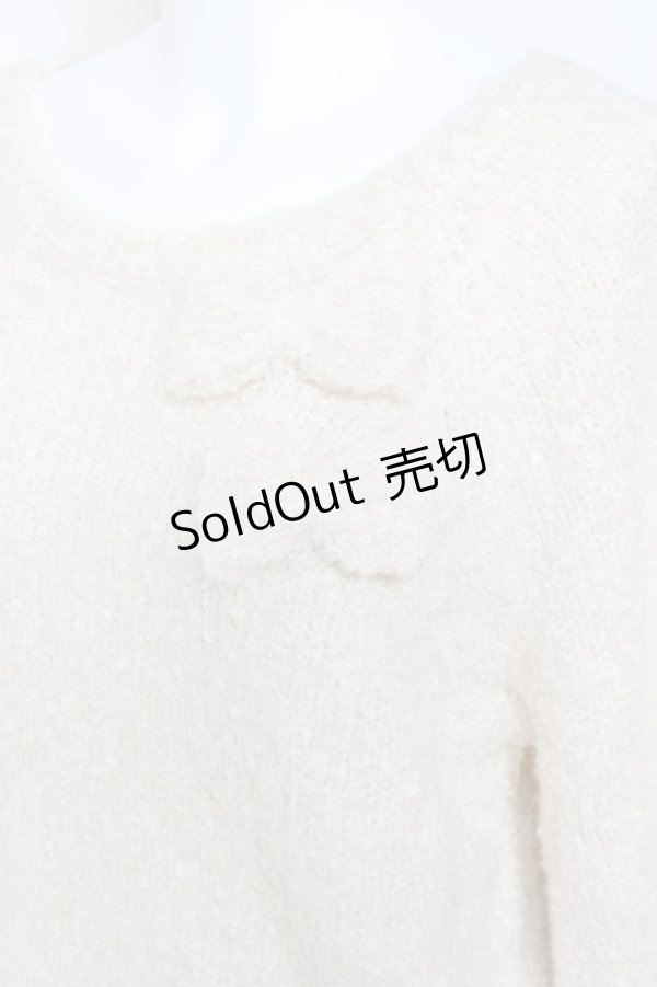 画像3: LIZ LISA / リボン付きニット 0 アイボリ- Y-26-02-04-083-LO-TO-SZ-ZY (3)