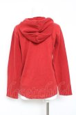 画像2: PINK HOUSE / 異素材コットンフードトップス L 赤 Y-26-02-04-087-LO-TO-SZ-ZY (2)