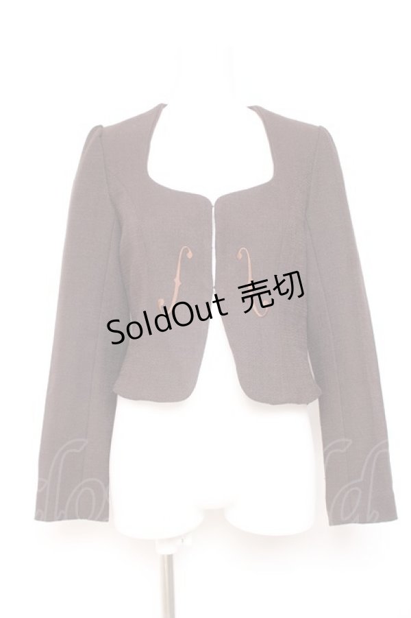 画像1: Innocent World / バイオリンジャケット M ブラウン Y-26-02-04-089-IW-CO-SZ-ZY (1)