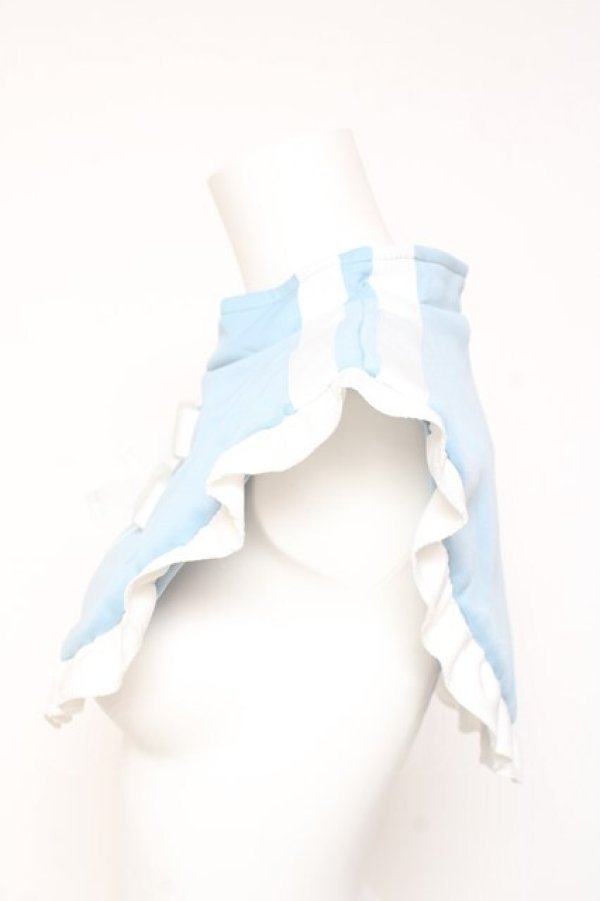 画像2: ACDC RAG / ベルトジャージつけ襟  サックス Y-26-02-04-090-PU-ZA-SZ-ZY (2)