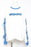 画像1: ACDC RAG / melty planet　ロンT  白×青 Y-26-02-04-091-PU-TO-SZ-ZY (1)