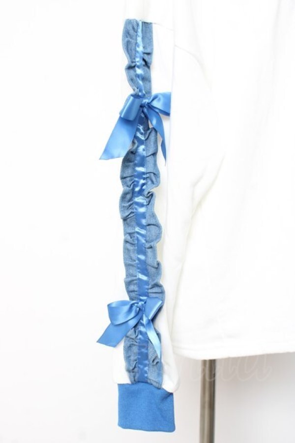 画像4: ACDC RAG / melty planet　ロンT  白×青 Y-26-02-04-091-PU-TO-SZ-ZY (4)