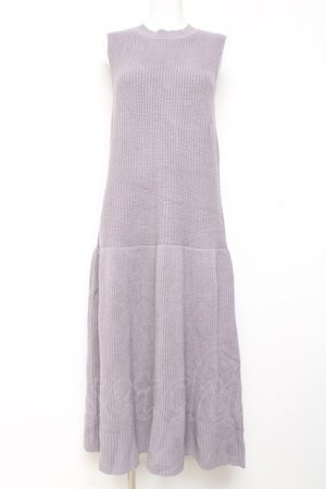 画像: axes femme POETIQUE / ニットワンピース M ラベンダー Y-26-02-04-096-AX-OP-SZ-ZY