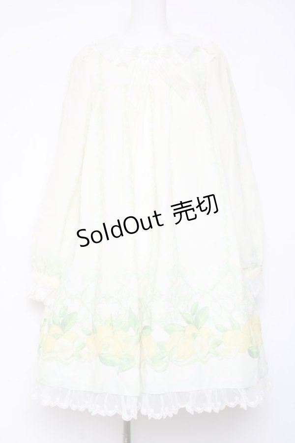 画像1: Cheval de Bois / Lemon Garden ワンピース  イエロー Y-26-02-04-099-LO-OP-SZ-ZY (1)