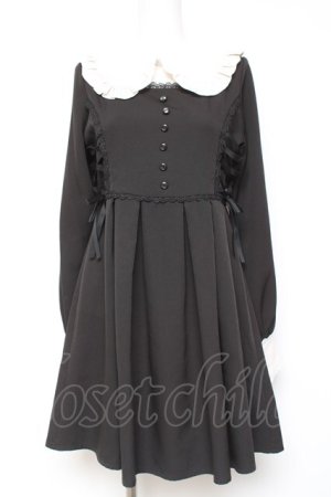 画像: DearMyLove / サイドレースアップリボンワンピース M 黒 Y-26-02-04-100-EL-OP-SZ-ZY