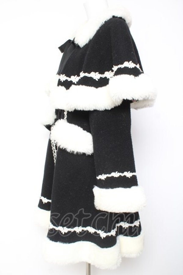 画像2: BABY, THE STARS SHINE BRIGHT / ミルキーコート  黒×白 Y-26-02-04-107-BA-CO-SZ-ZY (2)