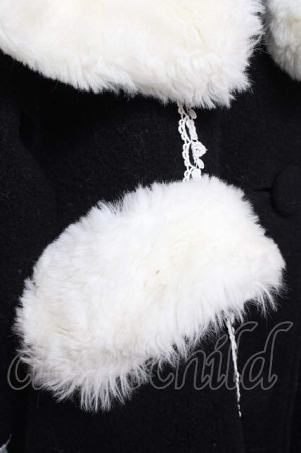 画像4: BABY, THE STARS SHINE BRIGHT / ミルキーコート  黒×白 Y-26-02-04-107-BA-CO-SZ-ZY (4)