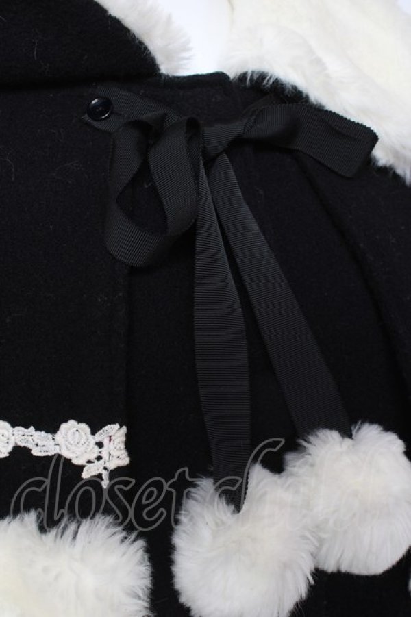 画像6: BABY, THE STARS SHINE BRIGHT / ミルキーコート  黒×白 Y-26-02-04-107-BA-CO-SZ-ZY (6)