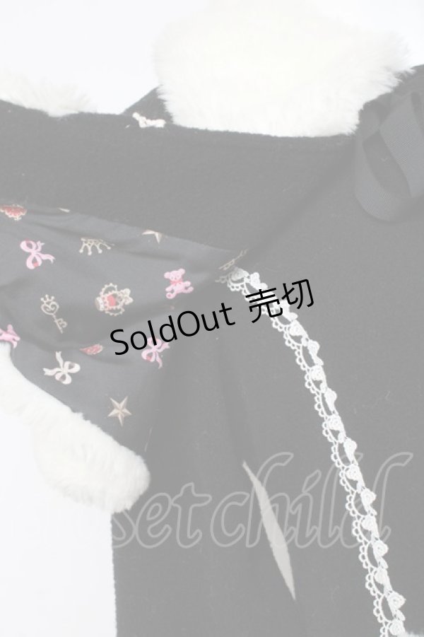 画像7: BABY, THE STARS SHINE BRIGHT / ミルキーコート  黒×白 Y-26-02-04-107-BA-CO-SZ-ZY (7)