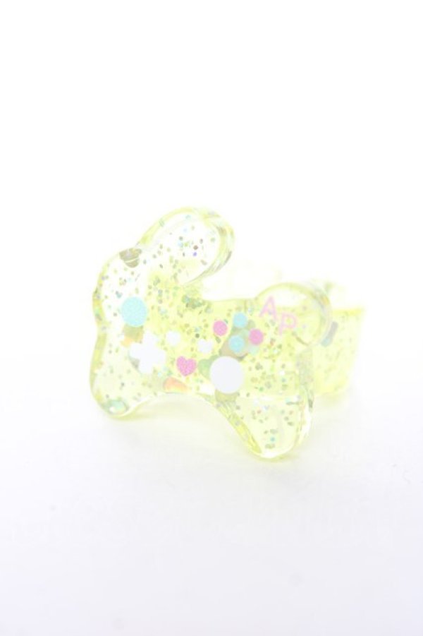 画像1: Angelic Pretty / Bunny Iconリング  イエロー Y-26-02-04-002-AP-AC-SZ-ZY (1)