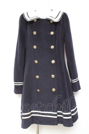 画像: Amavel / セーラーコート F ネイビー Y-26-02-04-110-CA-CO-SZ-ZY