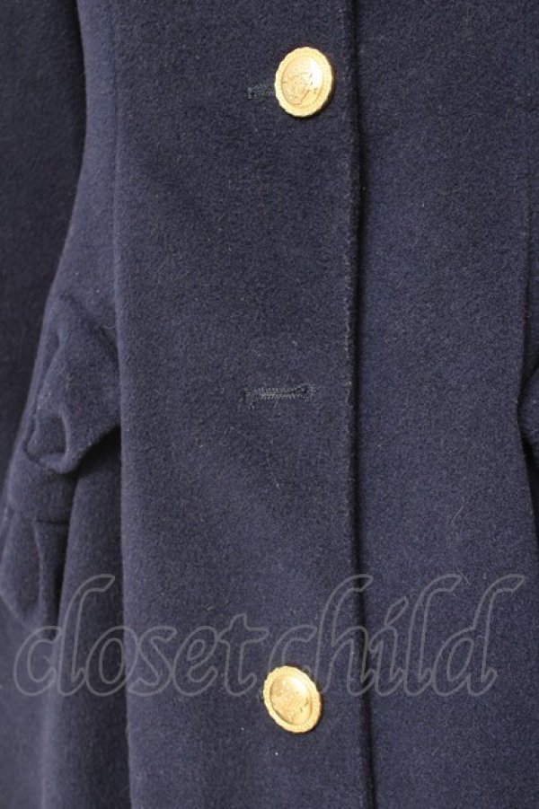 画像5: Sweet Fragrance / クマちゃんのコート S ネイビー Y-26-02-04-111-LO-CO-SZ-ZY (5)