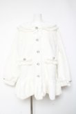 画像1: DearMyLove / バックレースアップビジューセーラーファーコート L 白 Y-26-02-04-114-EL-CO-SZ-ZY (1)