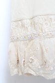 画像3: axes femme / バラ刺繍ペチスカート M 生成り Y-26-02-04-117-AX-SK-SZ-ZY (3)