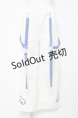 画像: ACDC RAG / ドットネコパンツ  白 Y-26-02-04-124-PU-PA-SZ-ZY