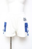 画像1: ACDC RAG / ドットネコショートパンツ  ホワイト×ネイビー Y-26-02-04-126-PU-PA-SZ-ZY (1)