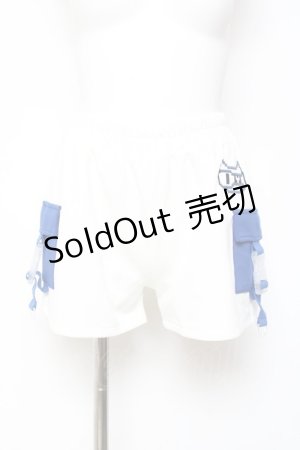 画像: ACDC RAG / ドットネコショートパンツ  ホワイト×ネイビー Y-26-02-04-126-PU-PA-SZ-ZY