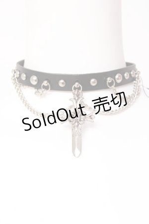 画像: ALGONQUINS / 剣モチーフチョーカー  シルバー Y-26-02-04-016-AL-AC-SZ-ZY