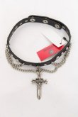 画像2: ALGONQUINS / 剣モチーフチョーカー  シルバー Y-26-02-04-016-AL-AC-SZ-ZY (2)