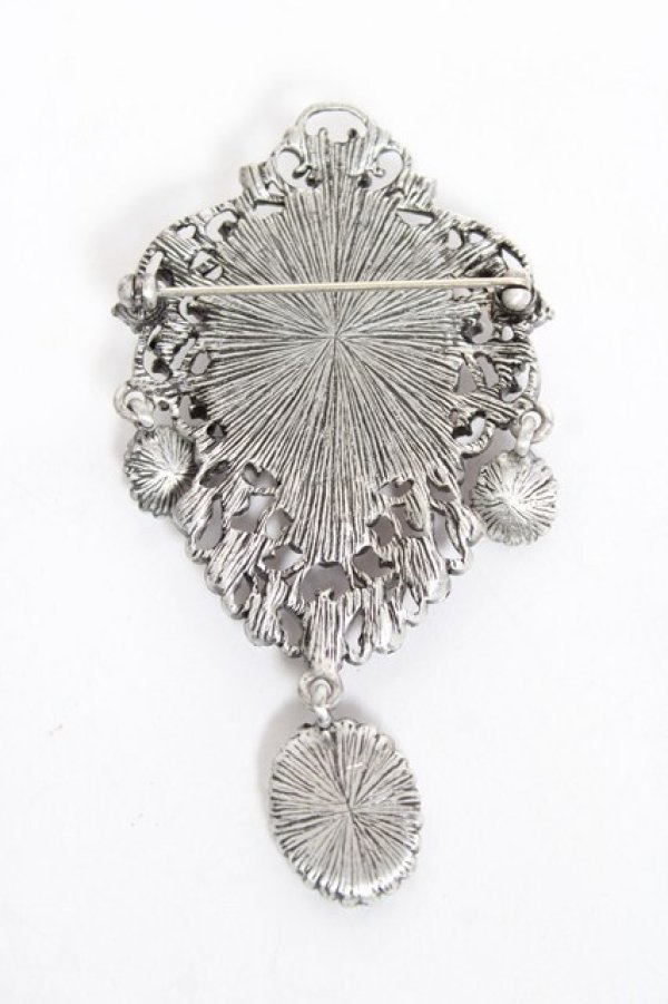 画像2: axes femme / ローズカメオブローチ  ラベンダー Y-26-02-04-021-AX-AC-SZ-ZY (2)