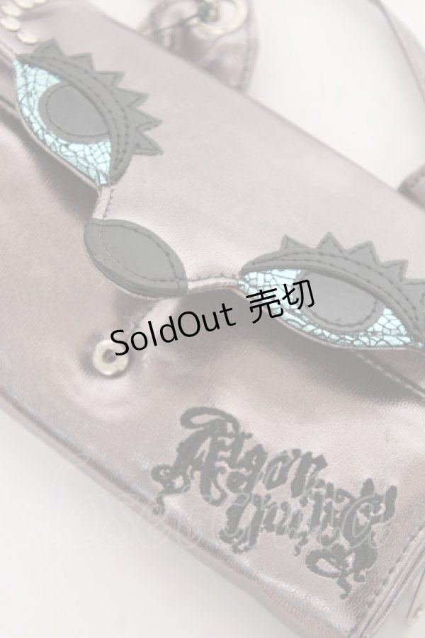 画像3: ALGONQUINS / 猫モチーフウォレット  グレー Y-26-02-04-034-AL-ZA-SZ-ZY (3)