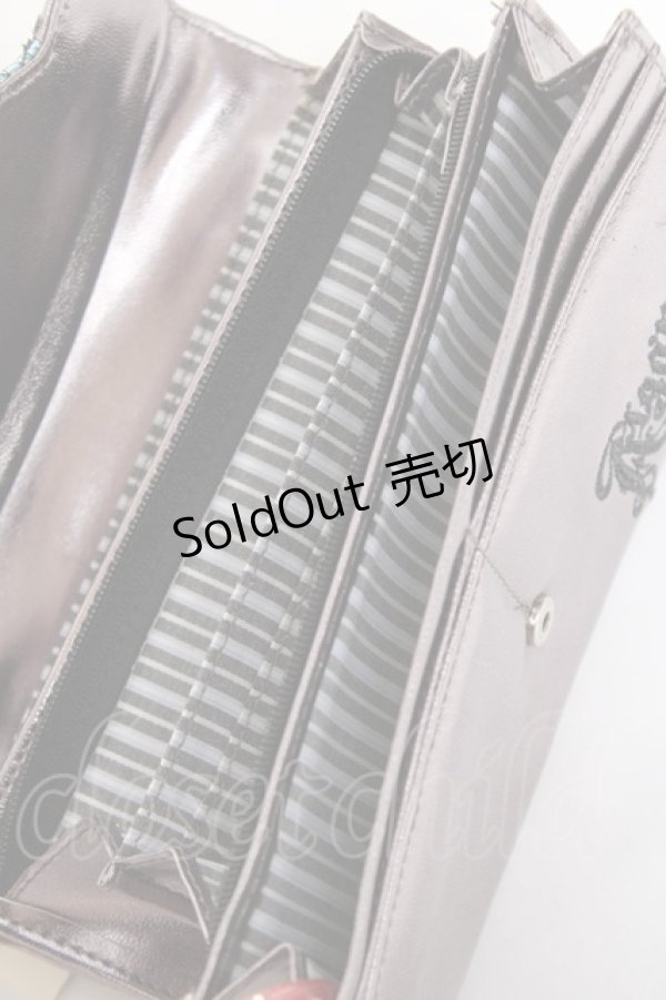 画像4: ALGONQUINS / 猫モチーフウォレット  グレー Y-26-02-04-034-AL-ZA-SZ-ZY (4)