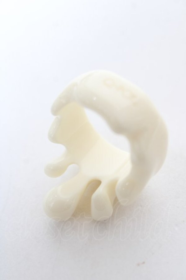 画像2: Q-pot. / メルトリング  ホワイト Y-26-02-05-006-QP-AC-SZ-ZY (2)