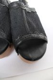 画像5: axes femme / レースサボサンダル L 黒 Y-26-02-05-046-AX-SH-SZ-ZY (5)