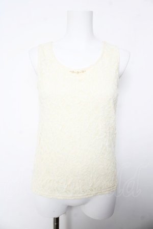 画像: axes femme / レースタンクトップ M 生成り Y-26-02-05-052-AX-TO-SZ-ZY