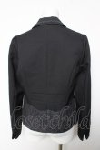 画像2: axes femme / 裾レーステーラードジャケット M 黒 Y-26-02-05-062-AX-JA-SZ-ZY (2)
