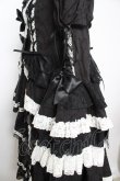 画像5: Hoshibako Works / シャルロット デコラティヴワンピース  黒×白 Y-26-02-05-065-LO-OP-SZ-ZY (5)