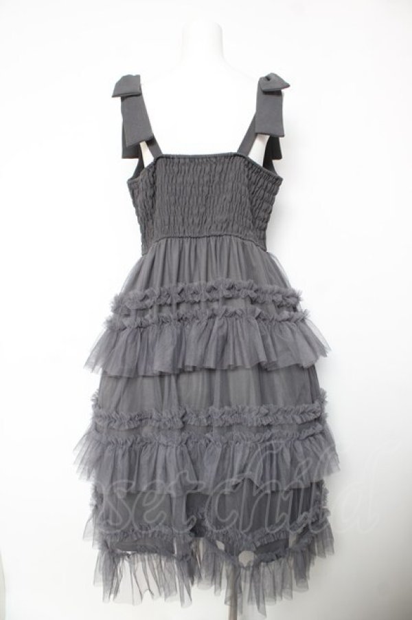 画像2: FLC / 皆方由衣コラボワンピース LL 中灰 Y-26-02-05-068-LO-OP-SZ-ZY (2)