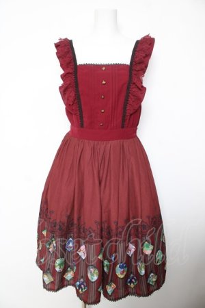 画像: axes femme POETIQUE / ふしぎの国のアリス/ワンピース M ワイン Y-26-02-05-072-AX-OP-SZ-ZY