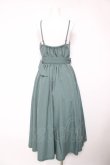 画像2: axes femme / ベルト付キャミワンピース F グリーン Y-26-02-05-074-AX-OP-SZ-ZY (2)