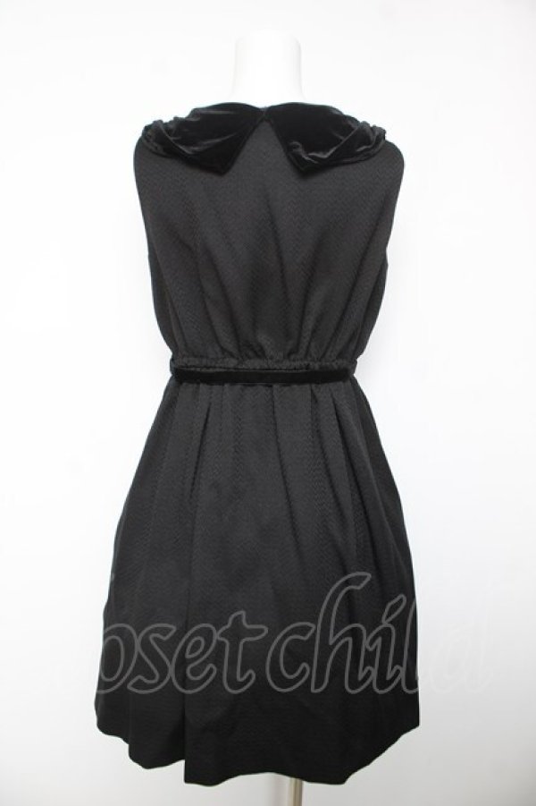 画像2: axes femme / ベロア切替ジャンドレ M 黒 Y-26-02-05-077-AX-OP-SZ-ZY (2)