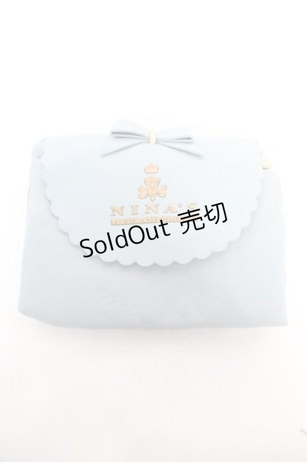 画像1: m petit by misako / NINA’Sコラボエコバッグ  サックス Y-26-02-05-026-LO-BG-SZ-ZY (1)