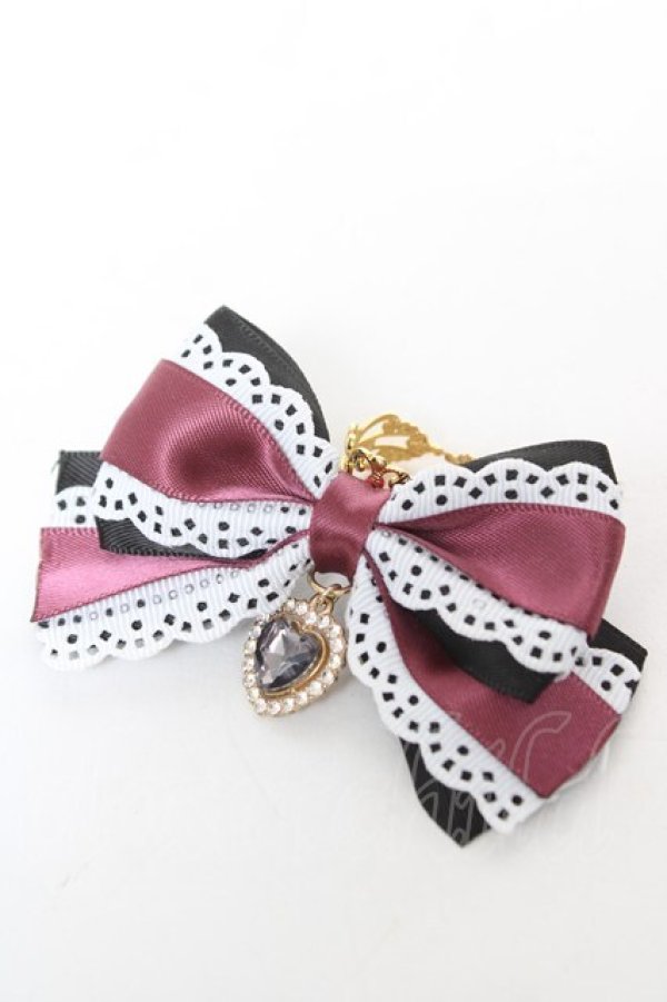 画像1: Amavel / Fantasy Merry-go-Roundリボンリング  黒 Y-26-02-05-004-CA-AC-SZ-ZY (1)