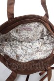 画像3: Maison de FLEUR / Winnie the Pooh/サイドポケットSトート F ブラウン Y-26-02-05-034-LO-BG-SZ-ZY (3)