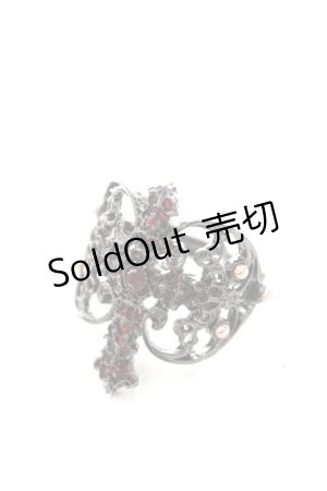 画像: axes femme / ビジュークロスリング  ワイン Y-26-02-05-005-AX-AC-SZ-ZY