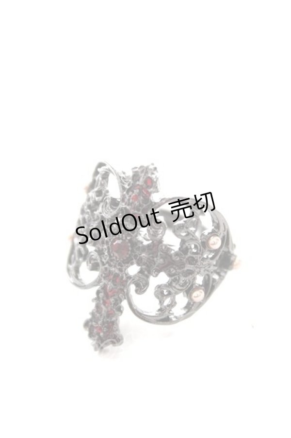 画像1: axes femme / ビジュークロスリング  ワイン Y-26-02-05-005-AX-AC-SZ-ZY (1)